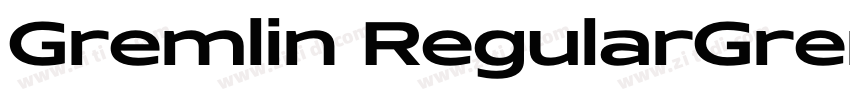 Gremlin RegularGreml字体转换